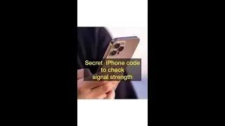 iPhone trick on signal strength | Must watch! #iphone #shorts #iphone13