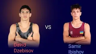 DAVID DZEBISOV (UWW) - SAMIR IBISHOV (UKR) U17 WORLD CHAMPIONSHIP, 1/4 FINAL, FS 92KG,