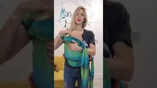 How To Back Carry With  Meh Dai Tie-On Baby Carrier (Didymos DidyTai)
