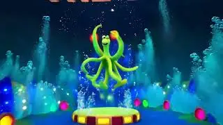 Cartoon Turtle Turbo Octopus Juggler Glow Grand Circus Finale