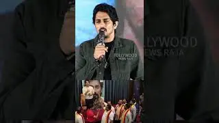 Hero Siddharth Reacts On Kannada Press Meet Incident #shorts