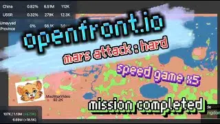 openfront.io : mars attack in hard mode ! speed game x5 🚀