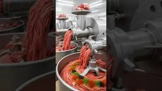 How Hamburgers Are Made in Factories 🍔#shorts #trendingshorts