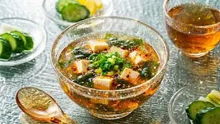 “Magical Glass Miso Soup — Entirely Made of Glass”