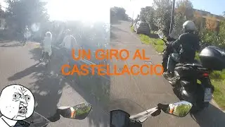 PEDONI E CICLISTI IN MEZZO ALLA STRADA - CASTELLACCIO -