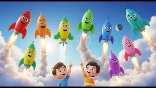 Ocho Peque&ntilde;os Cohetes de Juguete &iexcl;Dispara! | Canciones Infantiles y Rimas para Ni&ntilde;os