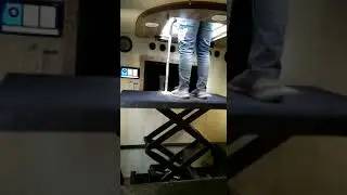 Force Traveller Model 4020 Caravan Modification with Sunroof and Lift Customization in Delhi