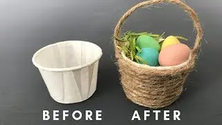 Easy DIY Mini Easter Egg Basket