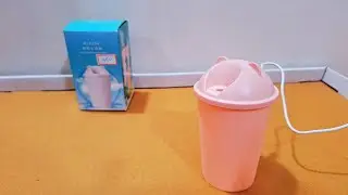 Cute Bear Shape USB Humidifiers for Bedroom Home Humidifiers, Mini Air Humidifier Cup, Suitable