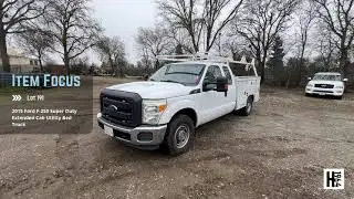 2015 Ford F-250 Super Duty Extended Cab Utility Bed Truck | Lot 191 | Online Auction