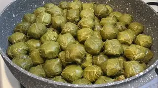 Ən Dadlı YARPAQ  DOLMASI resepti. Azərbaycan mətbəxi. Mütləq hazırlayın.