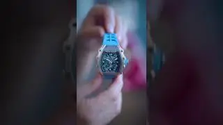 The RM 21 02 Tourbillon Aerodyne, now executed in rose gold with baby blue accents