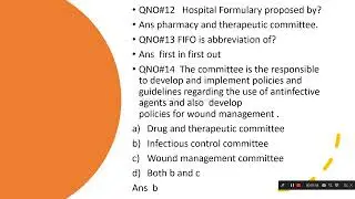 ASSISTANT /STORE MANAGER PPHI SINDH QUESTIONS AND ANSWERS.
