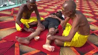 Indian Street Massage Therapy by Street Barber  Chamunda Brothers 💈