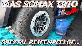 EIN ECHTER SPEZIALFALL! REIFEN UND FELGENPFLEGE MIT DEM SONAX TRIO! HIER IST NICHTS NORMAL!