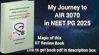 My Journey to All India Rank 3077 in NEET PG 2025