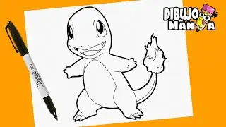 COMO DIBUJAR A CHARMANDER | DIBUJOS DE POKEMON | how to draw charmander