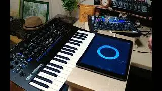 Test ll  Minilogue XD + TC - DATA iPad ,MIDI control