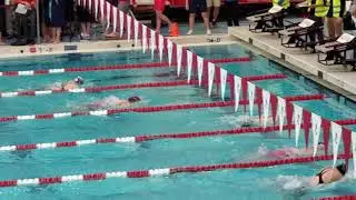 MIAA 2020 Women's Swimming D2 State Championship 100 Breast final heat