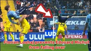 👏🇽🇰 Florian Loshaj from Istanbulspor stopped Edouard Michut from falling dangerously