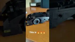 The LEGO Batmobile from the 2023 #Batcave is LIT! #lego #batman #batmobile #batmanreturns