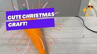 DIY Felt Carrot Ornament for Christmas 🎄 | Quick & Easy Sewing