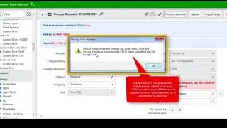 How to create change requests and ctasks for SAP transports
