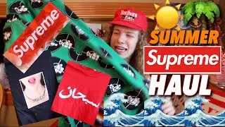 Unboxing Supreme Summer Items! (Tees & Accessories!)