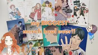 my biggest merch haul ever ✧ // (haikyuu, i shall master this family, & more!)