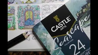 Castle Art Seascape Set Review plus Rita Berman Colouring