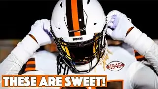 The Cleveland Browns NEW Alternate White Helmets are Awesome!