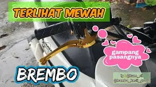 REVIEW DAN CARA PASANG HANDLE REM BREMBO DI MOTOR HONDA PCX