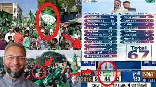 Новости о выборах в Низамабаде ll AIMIM получила 67 мест ll Асадуддин Овайси