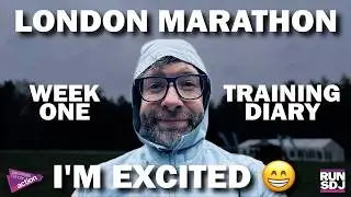 Trying to Stay Upright! - London Marathon Training Week 1 VLOG.