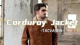 Tacvasen Men's Corduroy Jacket Sherpa Lined Warm Winter Coat Cargo Jacket