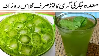 Mint Drink Recipe| Refreshing Drink for body heat|Lemon mint shikanji recipe