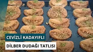 Cevizli Kadayıflı Dilber Dudağı Tatlısı #viral #youtube #tiktok #tiktok #keşfet #trend #video #tarif