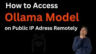 How to Access Ollama Model with Public IP Remotely