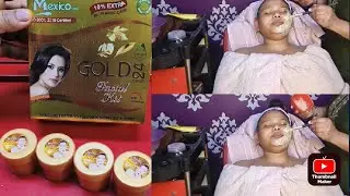 Mexico 24 carat Gold Facial kit review and full Demo Step by Step at Home🏡👍 #tranding @Swati Makeover official parlour☺️