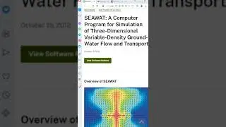 Alternatives for modeling seawater intrusion with open source software