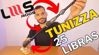 VARA DE PESCA M&Eacute;DIA E PESADA! PESANDO APENAS 125 GR ELA &Eacute; UMA EXCELENTE OP&Ccedil;&Atilde;O! LUMIS TUNIZZA 25LB!