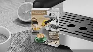Gevi 15 Bar Pump Espresso Coffee Machine, Espresso and Cappuccino Machine for Home