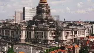 Brussels showcases a captivating skyline featuring a blend of modern and historic architecture