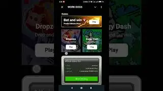 How to play Drop zone and Doggy jump mini Games in Work Dogs Telegram bot Airdrop Farming project 