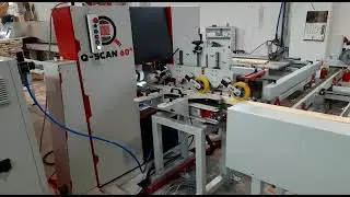 WOODINSPECTOR QSCAN 60 + Weinig Elite 200 connection tests. Wood, scan, optimization.