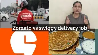 Zomato vs swiggy delivery job#viralvideo #viral#zometo #swiggy #millionviews 