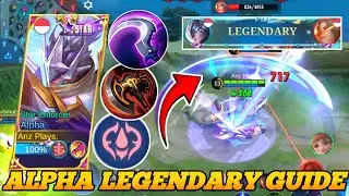 STARLIGHT ALPHA JUNGLER GAMEPLAY BROKEN ENEMY | ALPHA BEST BUILD 2023 | ALPHA MLBB