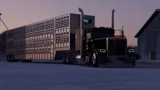 AMERICAN TRUCK SIMULATOR Bull Hauler / Realistic Mods / Snow Weather Effects