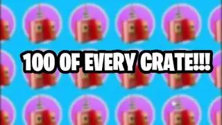 Opening 100 Of EVERY CRATE... (INSANE SHINY LUCK!!)