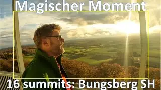 Magischer Moment: Bungsberg - höchster Berg Schleswig Holsteins #16summits #wandern #outdoors